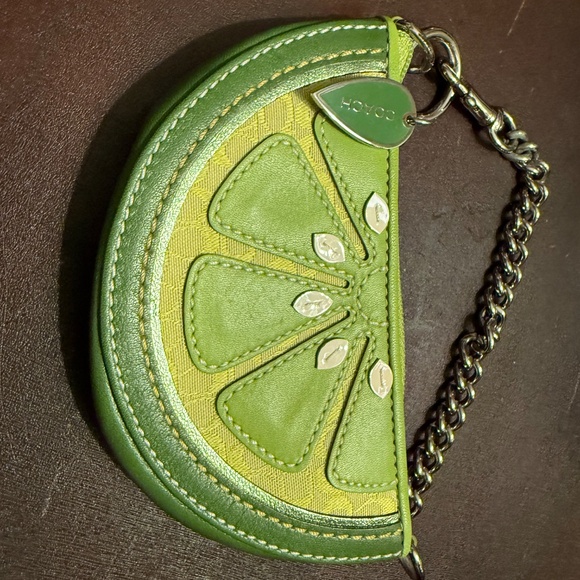Coach Lime Slice Coin Purse Limited Edition - Picture 2 of 5